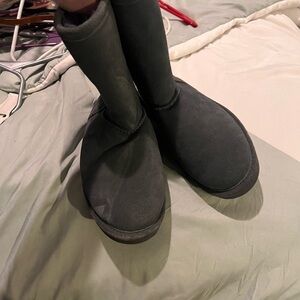 BearPaw Women's Dark Gray Slippers